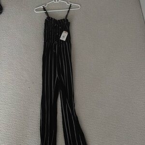 S, Billabong Jumper, Black and White Striped